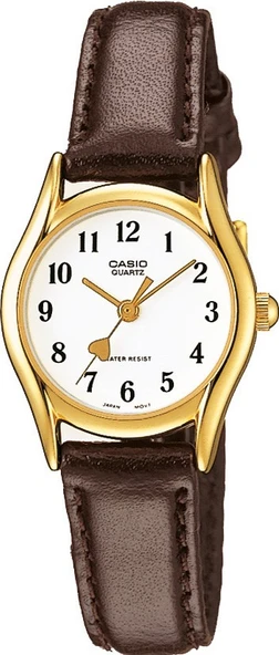 CASIO LTP-1094Q-7B5RDF KAHVERENGİ DERİ KORDON KADIN KOL SAATİ ürün görseli 1
