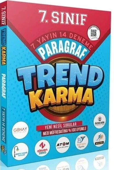 7. Sınıf Paragraf 7 Yayın 14 Deneme Trend Karma ürün görseli 1