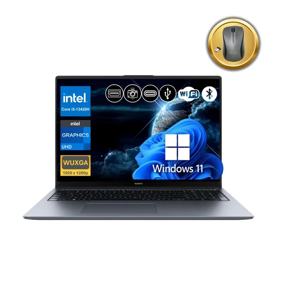 Huawei Matebook D16 İ5-13420H 16Gb Ram 1Tb Ssd 16