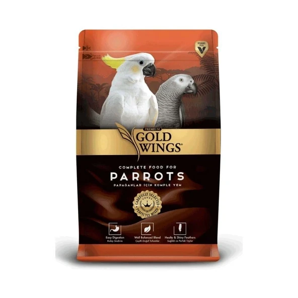 Gold Wings Premium Papağan Yemi 1 Kg ürün görseli 1