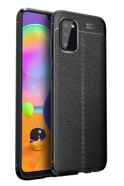 Newface Samsung Galaxy A02S Kılıf Auto Focus Kapak - Siyah ürün görseli 1