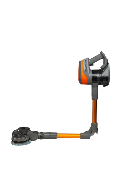 FANTOM Pluto P 6100 Plus Cyclone Elektrikli Moplu Dikey Süpürge Antrasit - Resim 4