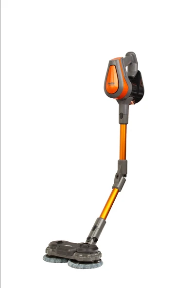 FANTOM Pluto P 6100 Plus Cyclone Elektrikli Moplu Dikey Süpürge Antrasit - Resim 5