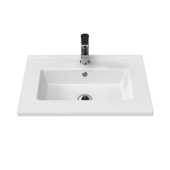 Creavit Kohler 61 cm Dolap Uyumlu Etajerli Lavabo (1.kalite) KH061.02 ürün görseli 1