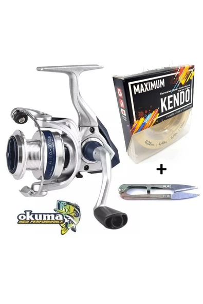 Okuma ARIA-6000a Painting Silver 1BB Misina Sarılı Olta Makinesi ürün görseli 1