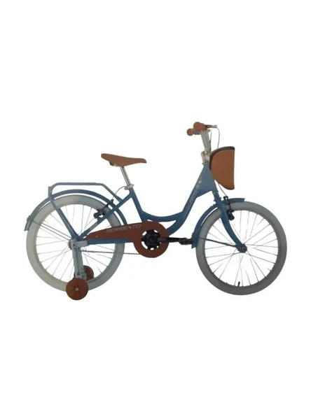 BİSAN SORRENTO-S KIZ ÇOCUK BİSİKLETİ 30CM 20 JANT BEBE MAVİ SİLVER ürün görseli 1