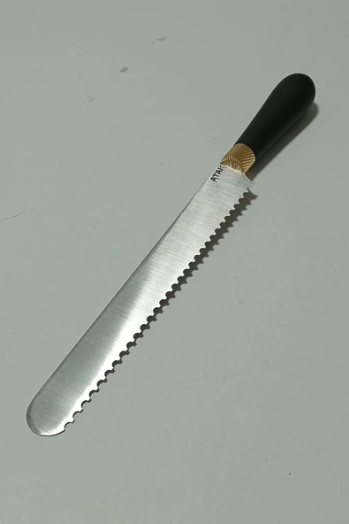 ATAK Üst Düzey Kaliteli Tırtıklı Ekmek ve Pasta Dilimleme Bıçağı (32 cm) ürün görseli 1