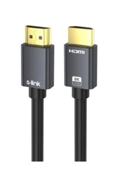 S-link SL-HM8K03 HDMI TO HDMI 3m v2.1 8K60 HZ 4K 120HZ Kablo ürün görseli 1