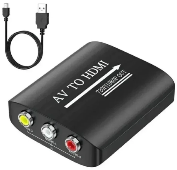 4379 Rca Av To Hdmi Çevirici 3RcA Dönüştürücü Adaptör 1080p ürün görseli 1