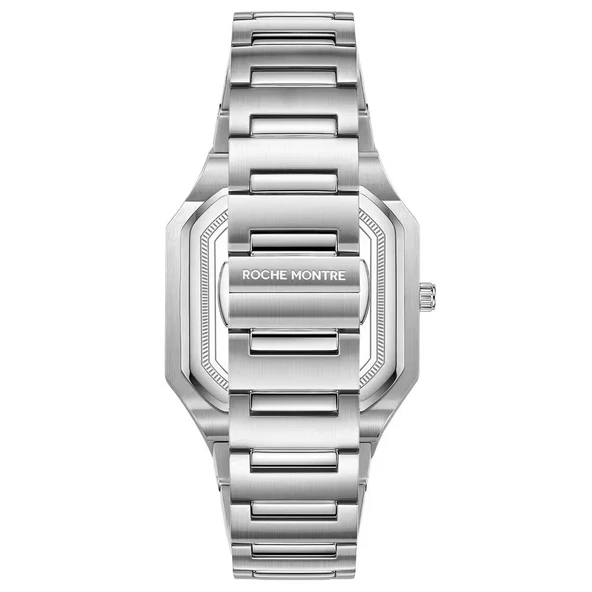 メルカメ PTTAVM: ROCHE MONTRE RMG8002-03 SWISS MADE SAFİR CAM ÇELİK KARE