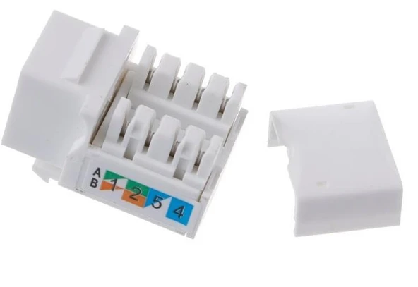 5235 Cat6 Rj45 Utp Keystone Patch Panel İçin Jack - Resim 2