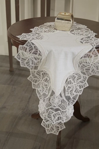 Valentina Salon Takımı 5 Parça Krem - Resim 3
