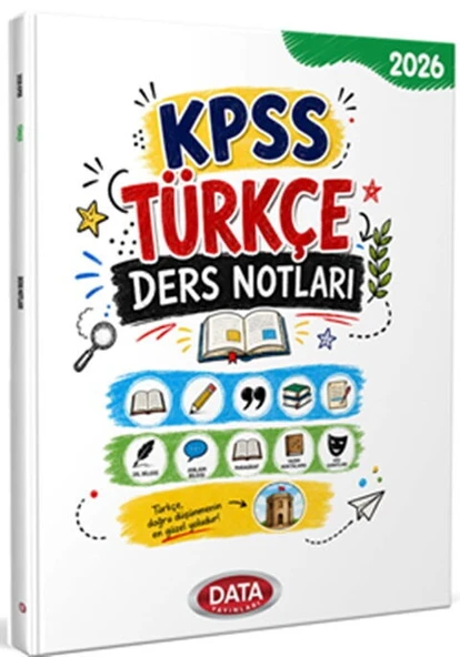 Data Yayınları KPSS Türkçe Ders Notları ürün görseli 1