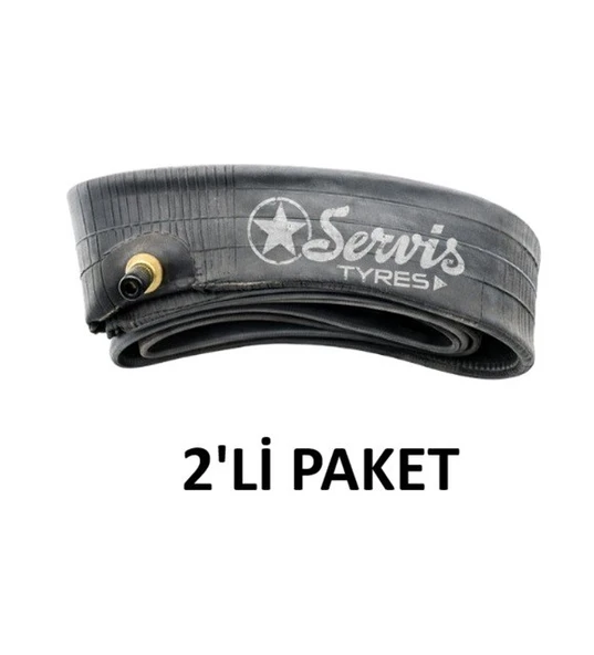 Servis 2.75/3.00X17 İÇ LASTİK BUTYL Motosiklet İç Lastiği (2 ADET) ürün görseli 1