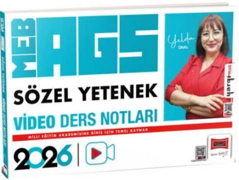 2026 MEB AGS Öğretmen Adayları İçin Sözel Yetenek Video Ders Notları Yargı Yayınları ürün görseli 1