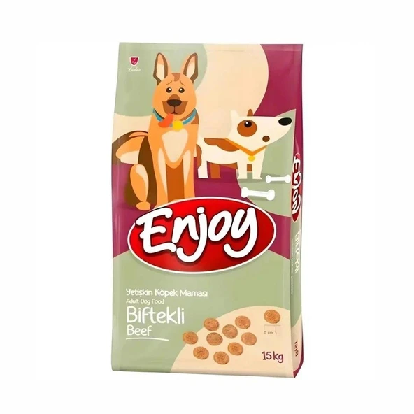 Enjoy Biftekli Yetişkin Köpek Maması 15 Kg ürün görseli 1