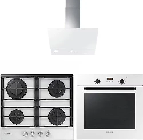 Samsung NV60K5140BW - NA64M7100AW - NK24M7060VW Beyaz Ankastre Set ürün görseli 1