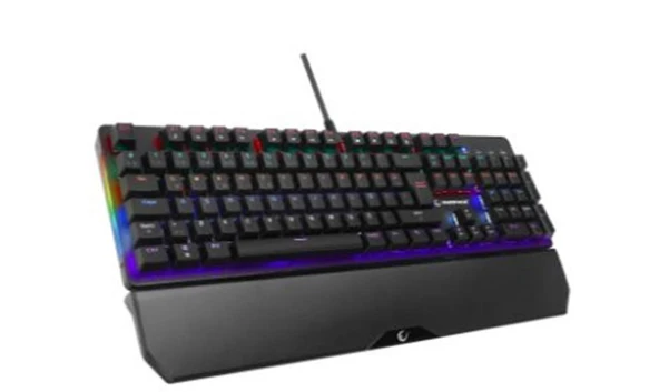 Rampage KB-R86 UMBRA Siyah USB Rainbow Aydınlatmalı Red Switch Mekanik Gaming Oyuncu Klavye ürün görseli 1