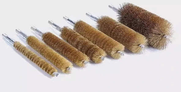 M6 Vidalı Bakır Boru Çapk Fırçası kalınlık 22mm-boy 10 cm - 2 Adet ürün görseli 1