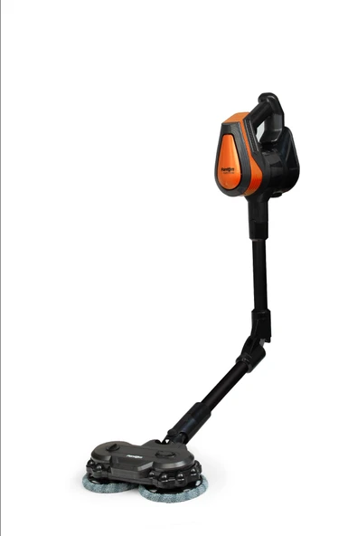 FANTOM Pluto P 6100 Plus Cyclone Elektrikli Moplu Dikey Süpürge Siyah - Resim 5