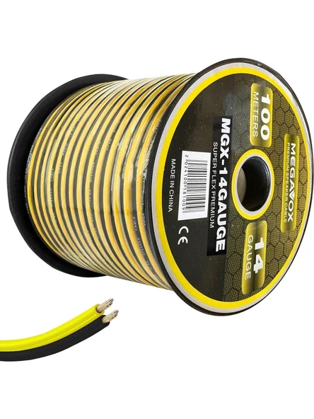 Megavox MGX-14GAUGE Hoparlör Kablosu Silikon 14GA 100 Metre ürün görseli 1