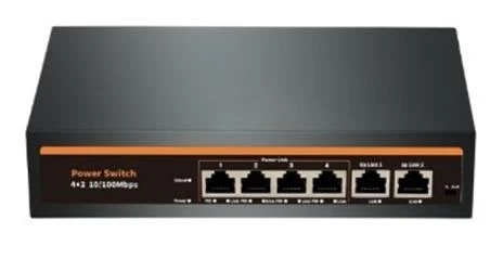 Nova NVC-INTSF0420FB2L 24V INTERCOM 4+2 PORT POE SWITCH (10-100) - Resim 2