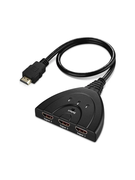 Alfais 4586 3 Port HDMI Çoklayıcı Switch ürün görseli 1