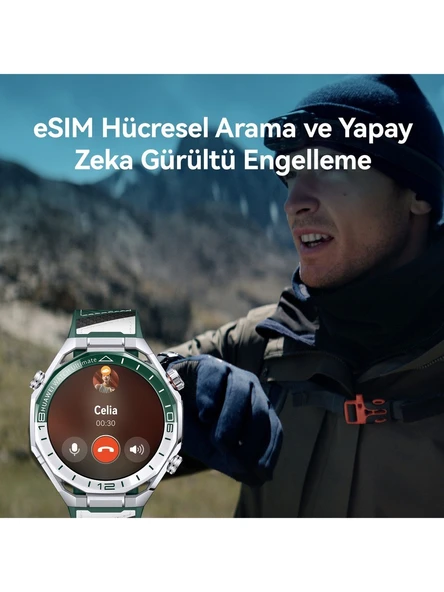 Huawei Watch Ultimate 2  Yeşil LTE - Resim 10