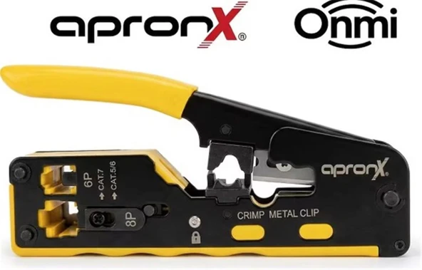 Apronx APX-CR45 RJ45 Çakma Pensesi 4P-6P-8P ürün görseli 1