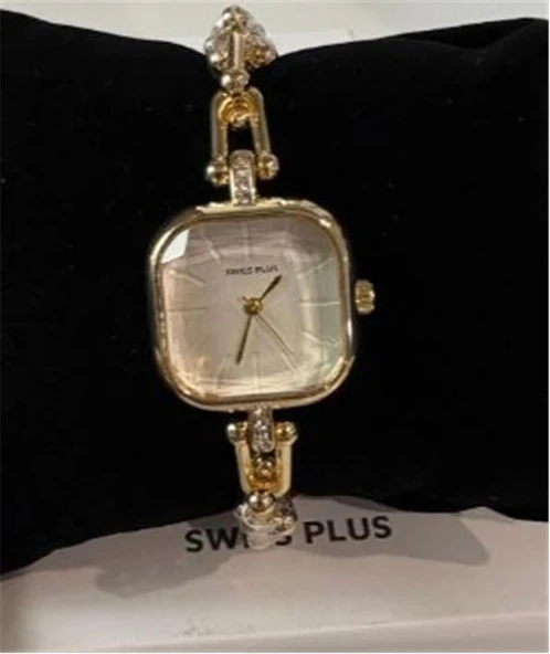 Swiss Plus Woman Watch Model-7 ST0227KBL Gold ürün görseli 1