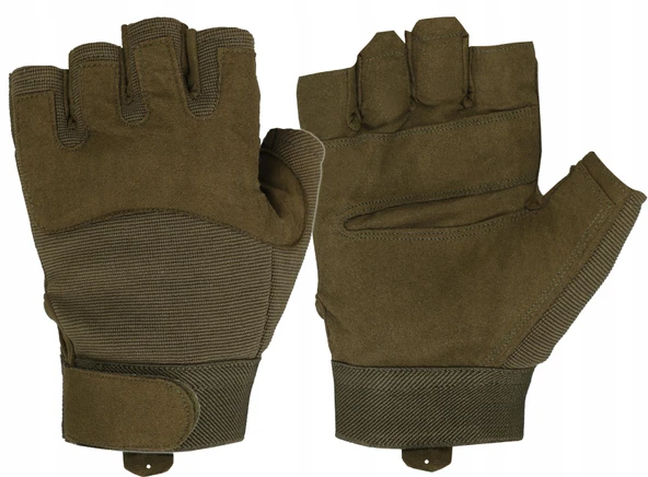 Mi̇l-Tec Yarim Parmak Army Yeşi̇l Eldi̇ven ürün görseli 1