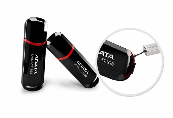 Adata AUV150 512GB RBK USB 3.2 Flash Bellek - Resim 4