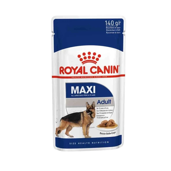 Royal Canin Maxi Adult Büyük Irk Yetişkin Köpekler İçin Parça Etli Konserve Mama 140 gr ürün görseli 1