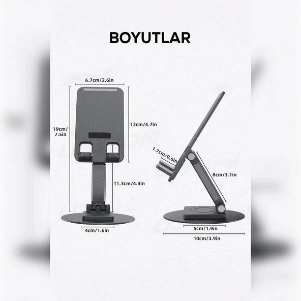 Kablo Geçirilebilir Telefon Tutucu - Resim 4