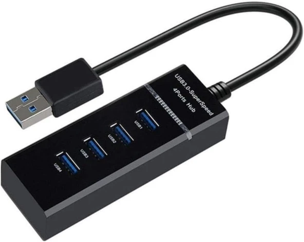 Alfais 4360 4 Port Usb 3.0 Hub Switch Çoklayıcı Çoğaltıcı Adaptör ürün görseli 1
