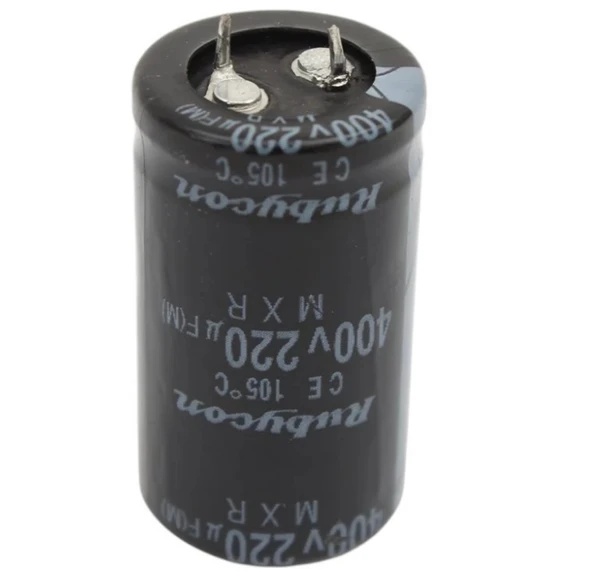 220 400V Blok Kondansatör Elektrolitik Kapasitör 220UF 400 Volt Radyal Kondansatör ürün görseli 1