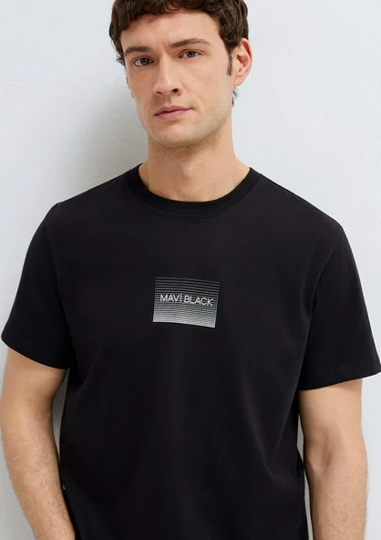 Mavi M0613364 Mavi Black Baskılı Tişört Erkek T-Shirt ürün görseli 1
