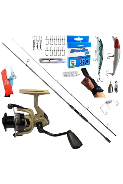 Wave Up 270cm 10-40gr Outrax 3000 Rapala Maket Balık Spin Olta Takımı Seti ürün görseli 1