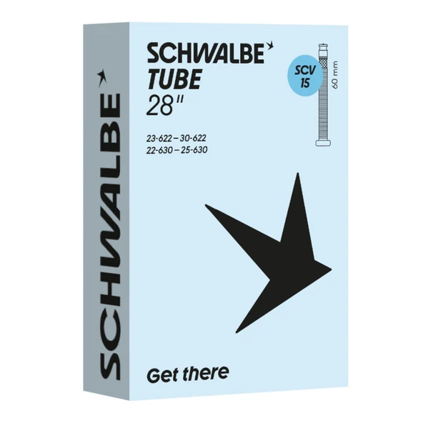 Schwalbe SCV15 Clik Valve Yeni Sistem Siboplu Yol Bisikleti İç Lastik 700x23-30C 60mm 10465134 ürün görseli 1
