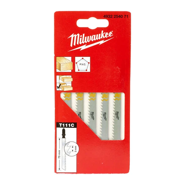 Milwauke T111C Dekupaj Testere Bıçağı 5li Paket ürün görseli 1