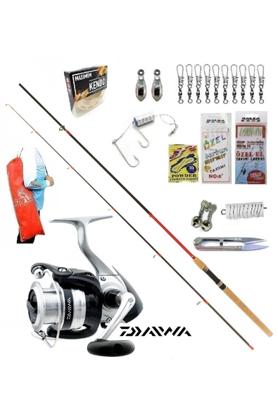 Remixon Red Zoom Karbon 270cm 10-35gr Daiwa Strikeforce 2500 B Kıyı Spin Olta Takımı Seti ürün görseli 1