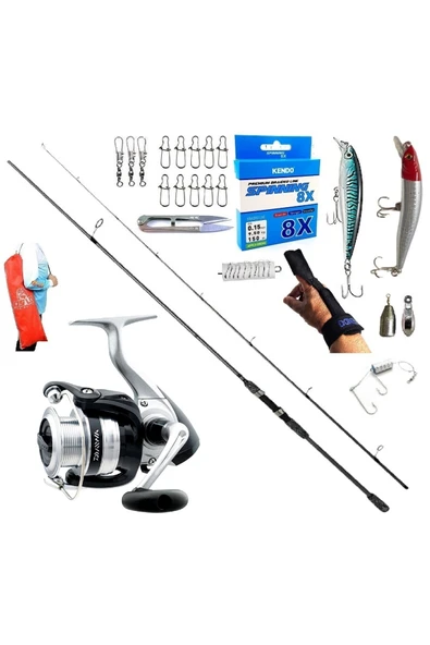 Wave Up 270cm 10-40gr Daiwa Strikeforce 2500 Rapala Maket Balık Spin Olta Takımı Seti ürün görseli 1