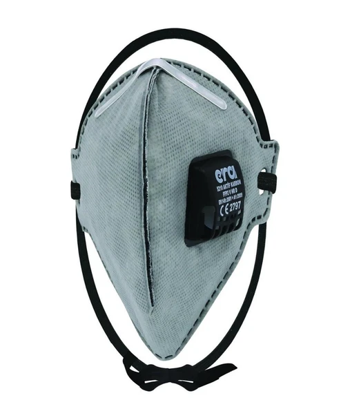 ERA 5210 FFP2 Ventilli Toz Maskesi(Aktif Karbonlu Katlanır) ürün görseli 1