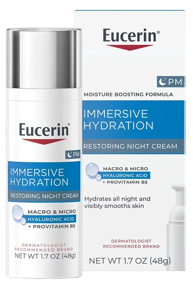 Eucerin Immersive Hydration Nemlendirici Gece Kremi 48GR - Resim 2