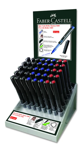 Faber-Castell Roller Kalem 0,5 Mm İğne Uçlu 40 Lı Stand 5020540540000 ürün görseli 1