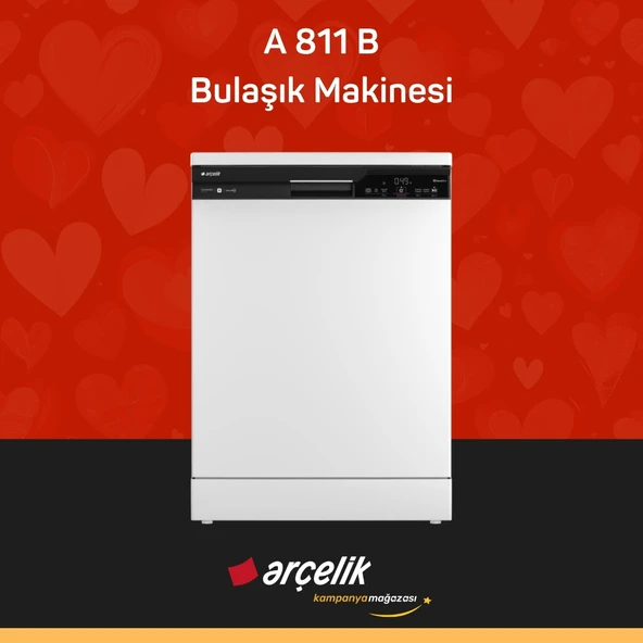 ARÇELİK A 811 B Yapay Zekalı Diamond Serisi Solo Bulaşık Makinesi ürün görseli 1
