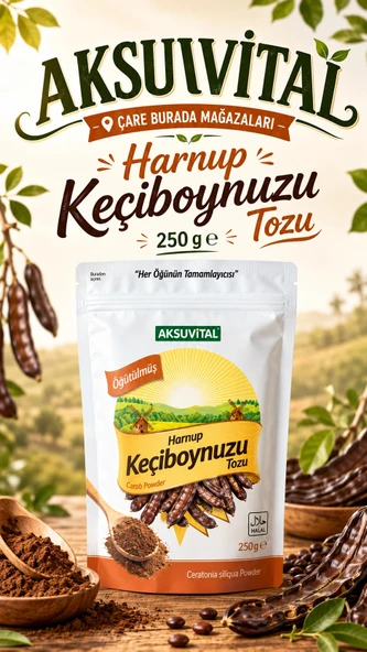 Öğütülmüş Harnup Keçiboynuzu Tozu 250 Gr ürün görseli 1