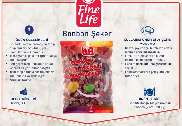 Bonbon Şeker 1 Kg - Resim 3