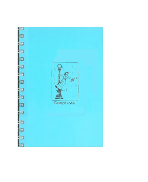 Özkan Deep Note 17x24 Sp. Düz Defter 100yap. P.mavi ürün görseli 1