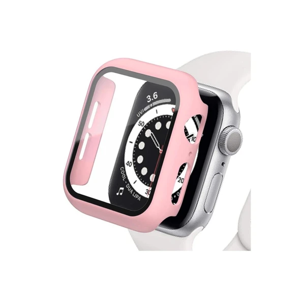 Apple Watch 38mm Camlı Kasa Ekran Koruyucu - Rose Gold ürün görseli 1